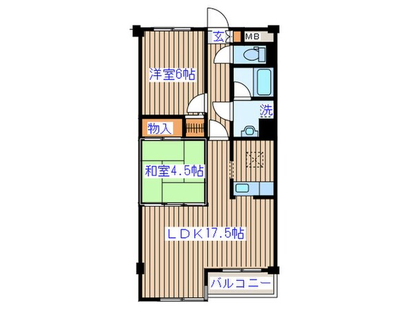 上杉五番館の物件間取画像